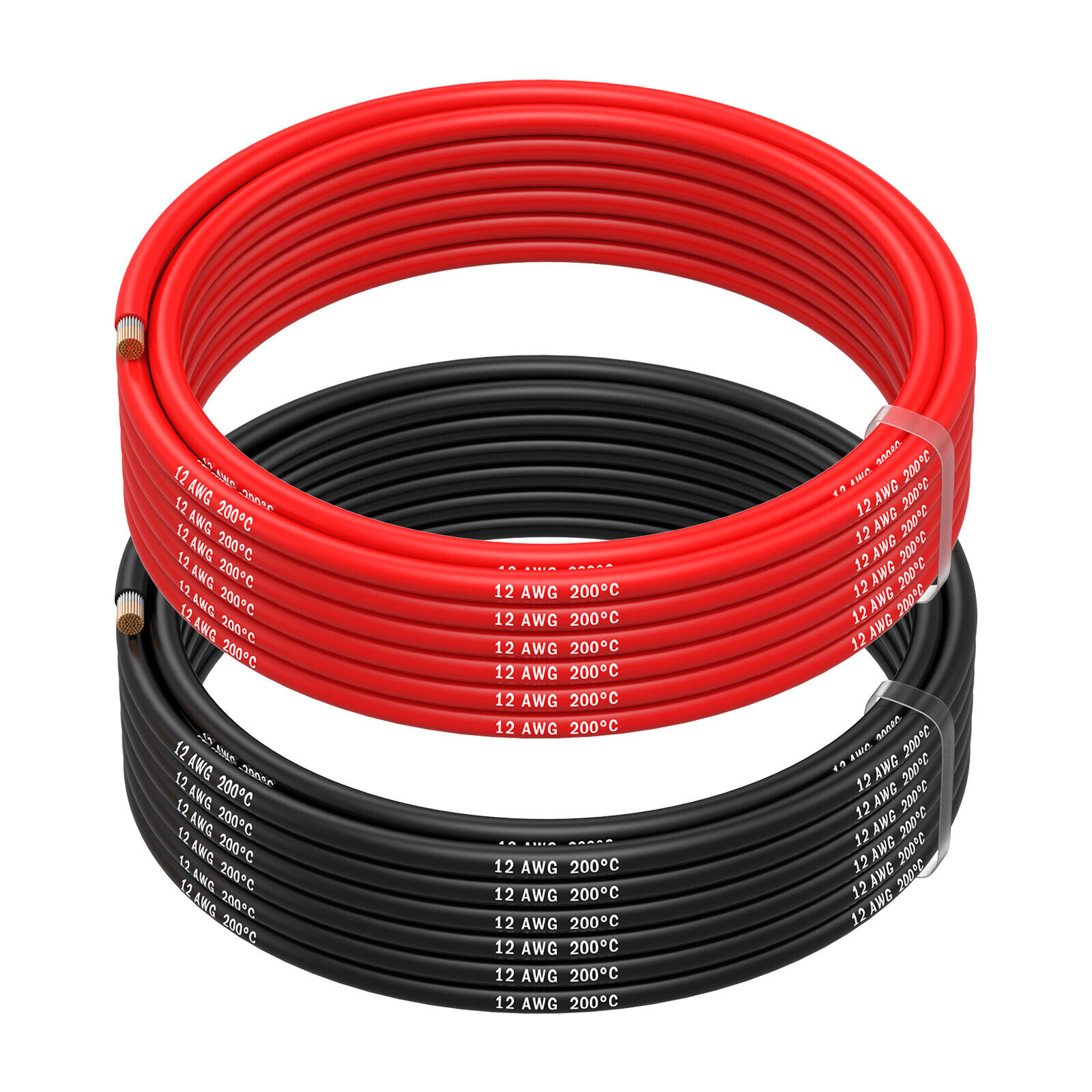 16 AWG Cavo Elettrico Silicone - 16 Gauge (1,31 mm²) - 2 Fili 10 m / 32.8 ft