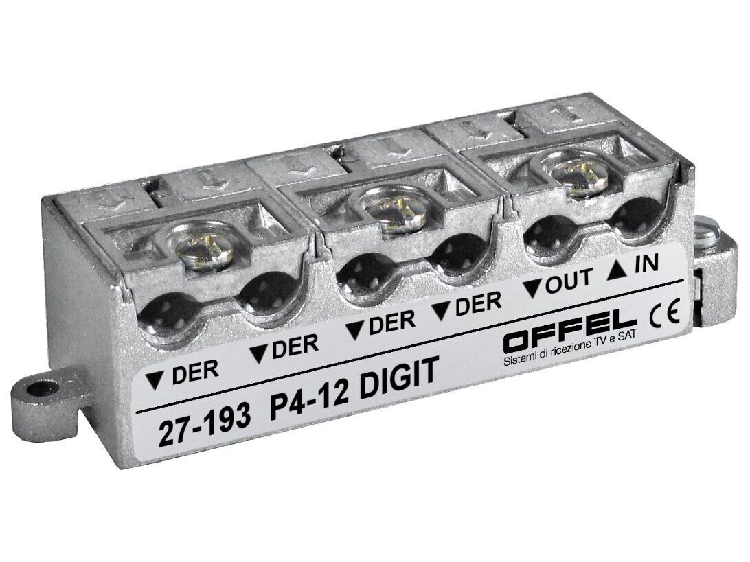 Offel  P4-12 digit derivatore pressofuso 4 der.