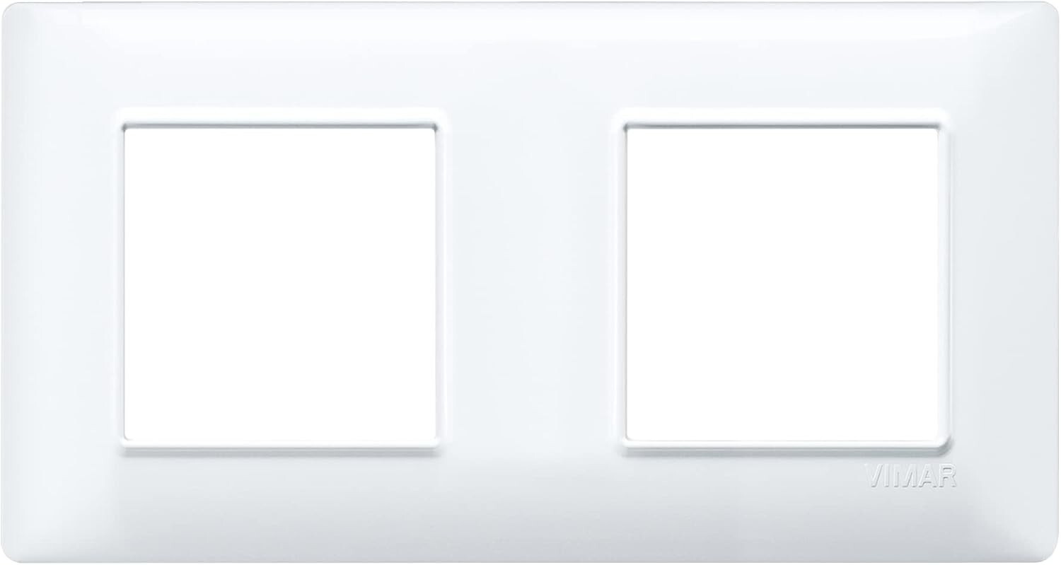 Vimar 14643.01 Placca 4 Moduli (2+2) - Bianco