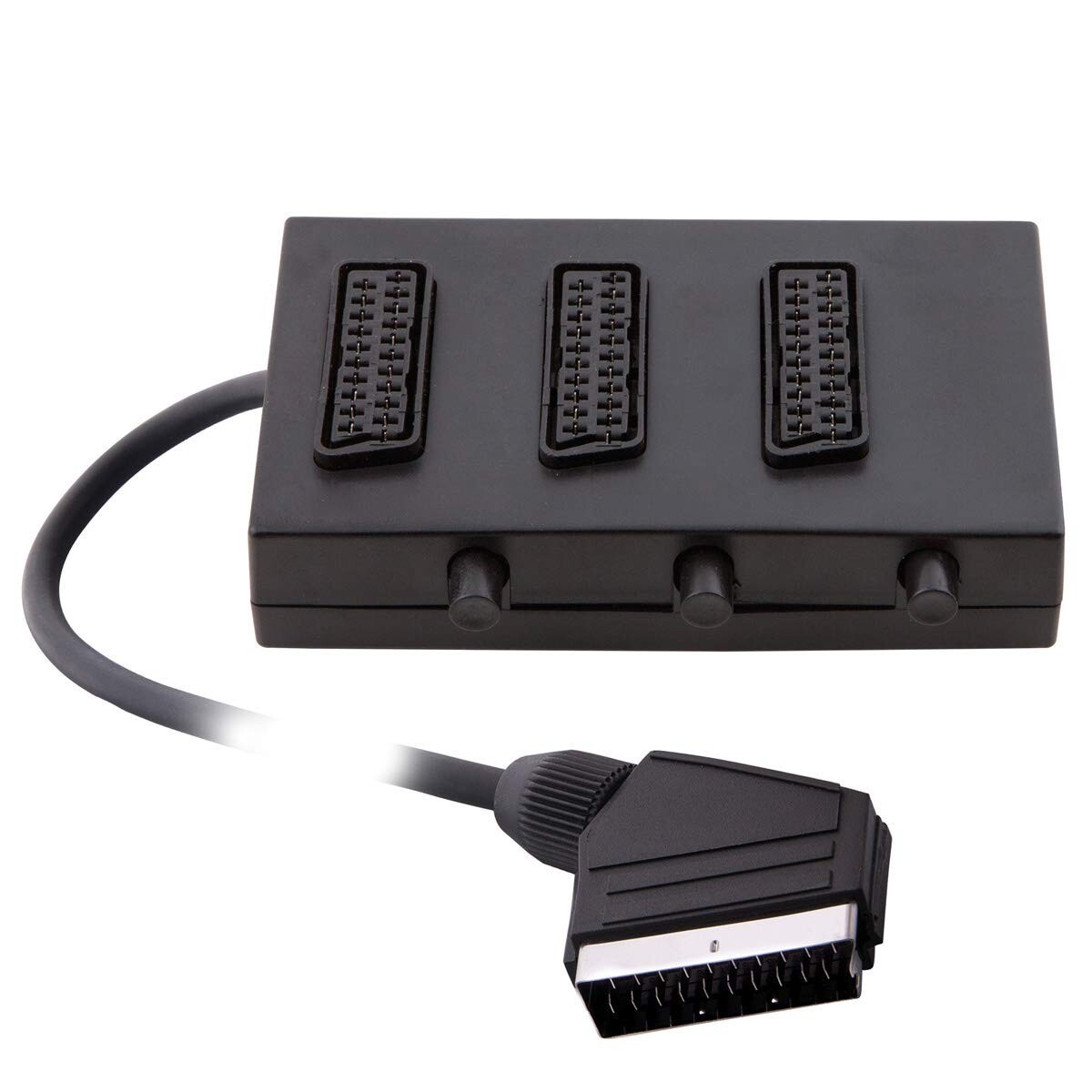Presa multipla scart a 3 prese con selettore