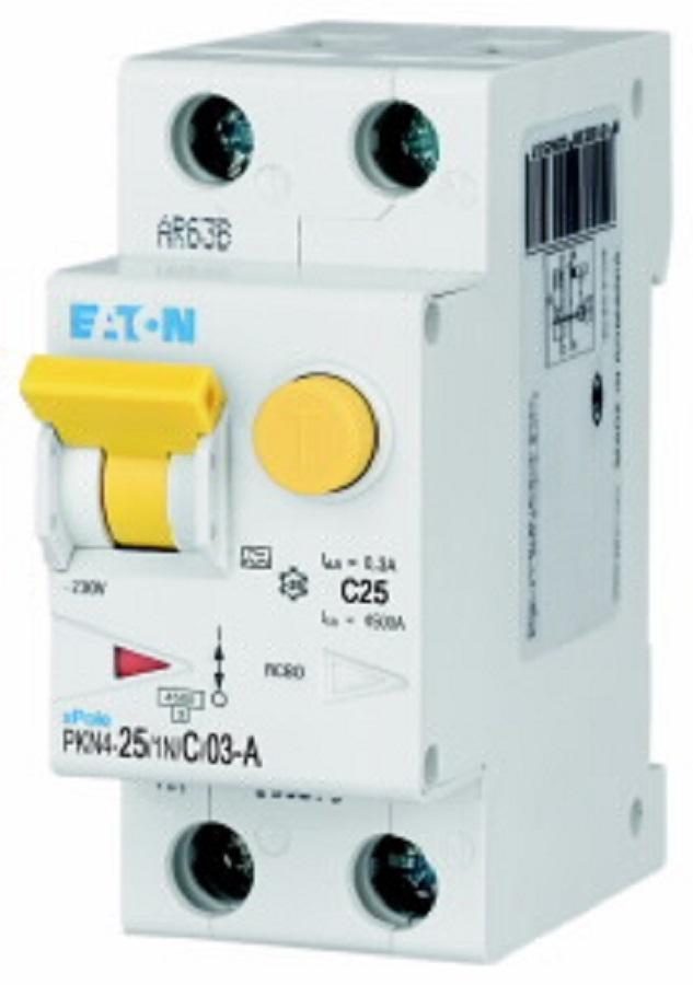 EATON PKN4-25/1N/C/03-A INTERRUTTORE MAGNETOTERMICO 1N 25A C 0,3A CLASSE A 4500K
