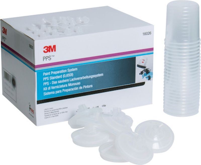 KIT VERNICIATURA MONOUSO 125MCS 600ML PZ.50
