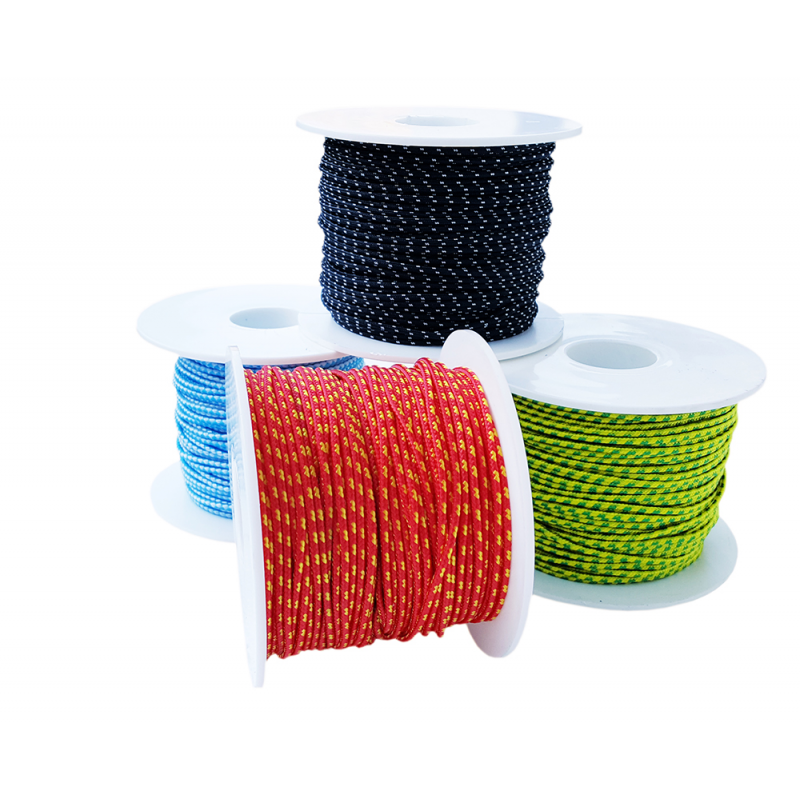 Cavalieri Treccia Dynema Nera Diametro mm 1, 5X40Mt 1106.1,5 N GRANITA