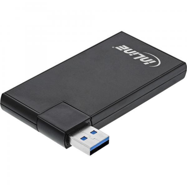 E_0015_         6148713000 Inline InLine Twist Hub USB 3.0, 4 porte, ruotabile 1