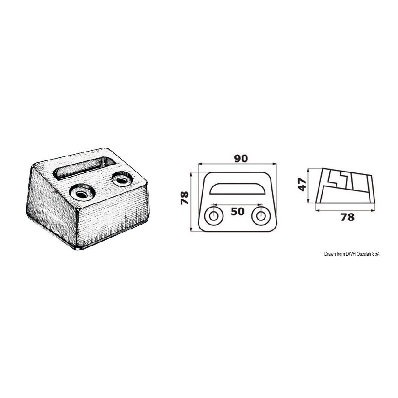 Osculati Anodo magnesio OMC Cobra DuoProp 43.541.32 43.541.32