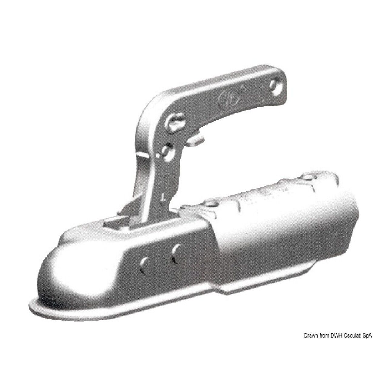 Osculati Gancio traino tondo 50 mm 1300 kg 02.010.65