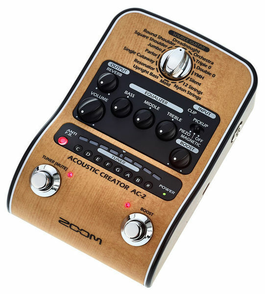 Zoom pedaliera multieffetto chitarra acustica AC-2
