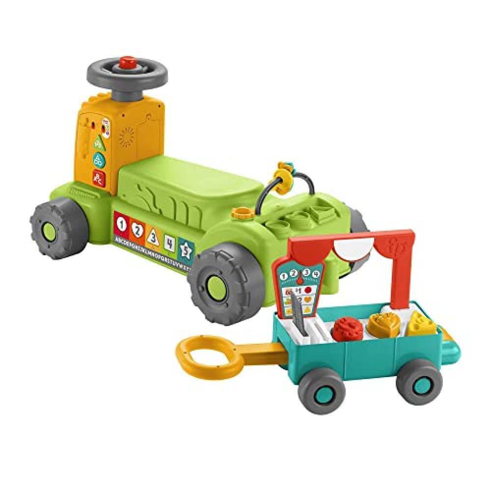 Fisher-Price- Cat 4-en-1 Farm To Market E3, Multicolore, HRG12 - NUOVO