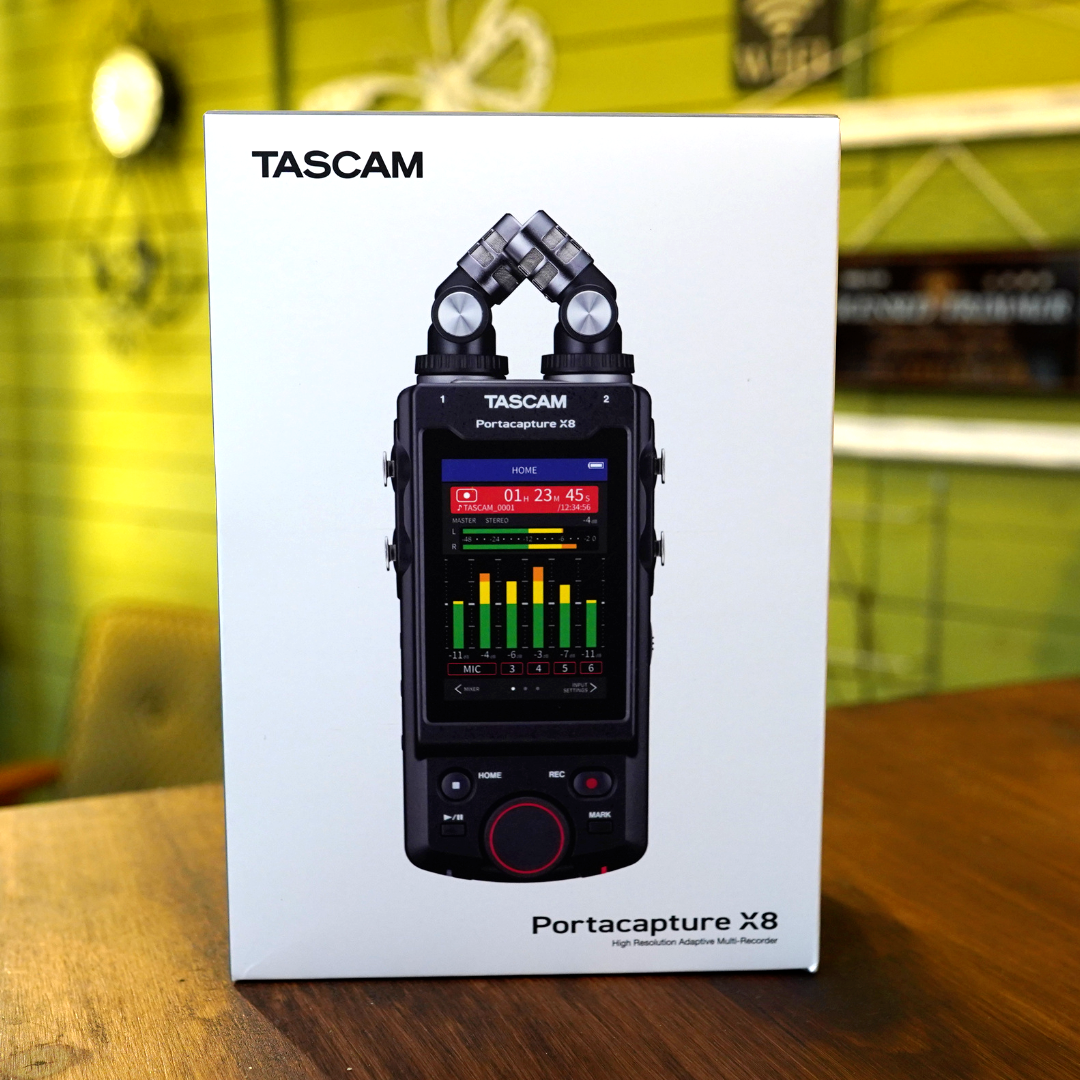 TASCAM Portacapture X8 32bit 192kHz 8 tracce registratore portatile