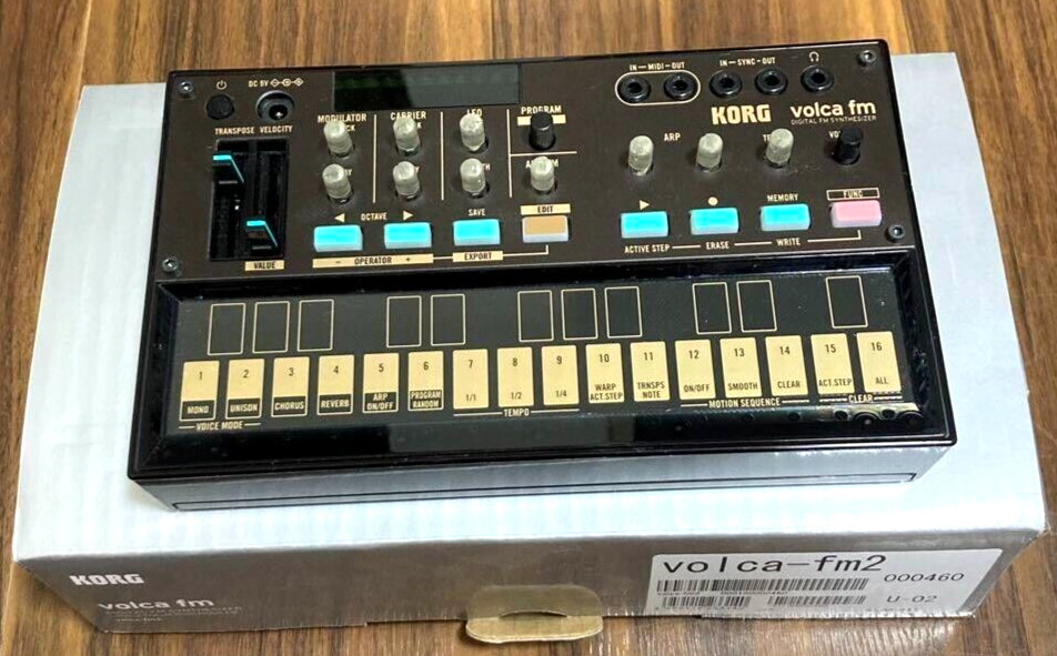 KORG Volca FM 2 DIGITAL FM SYNTHESIZER Tastiera multi-touch 27 tasti dal Giap...