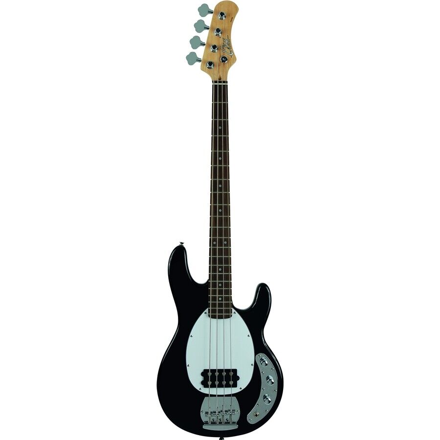 Eko MM-300 Black Basso 4Corde 21Tasti Ponte Cromato pickup humbucker, Nero