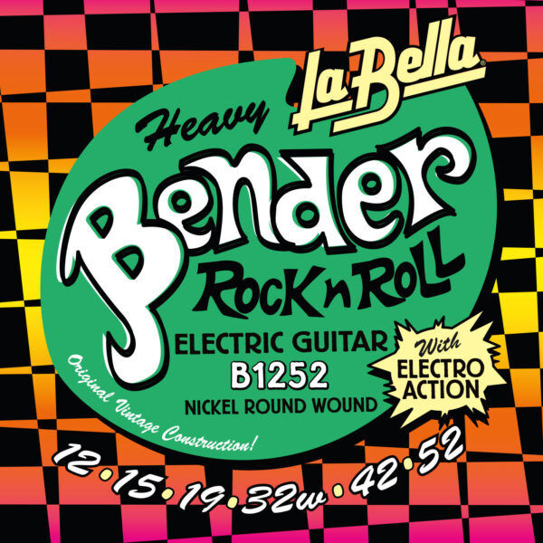 La Bella Benders  Muta di corde per chitarra elettrica B1252 Scalatura: 012-015-