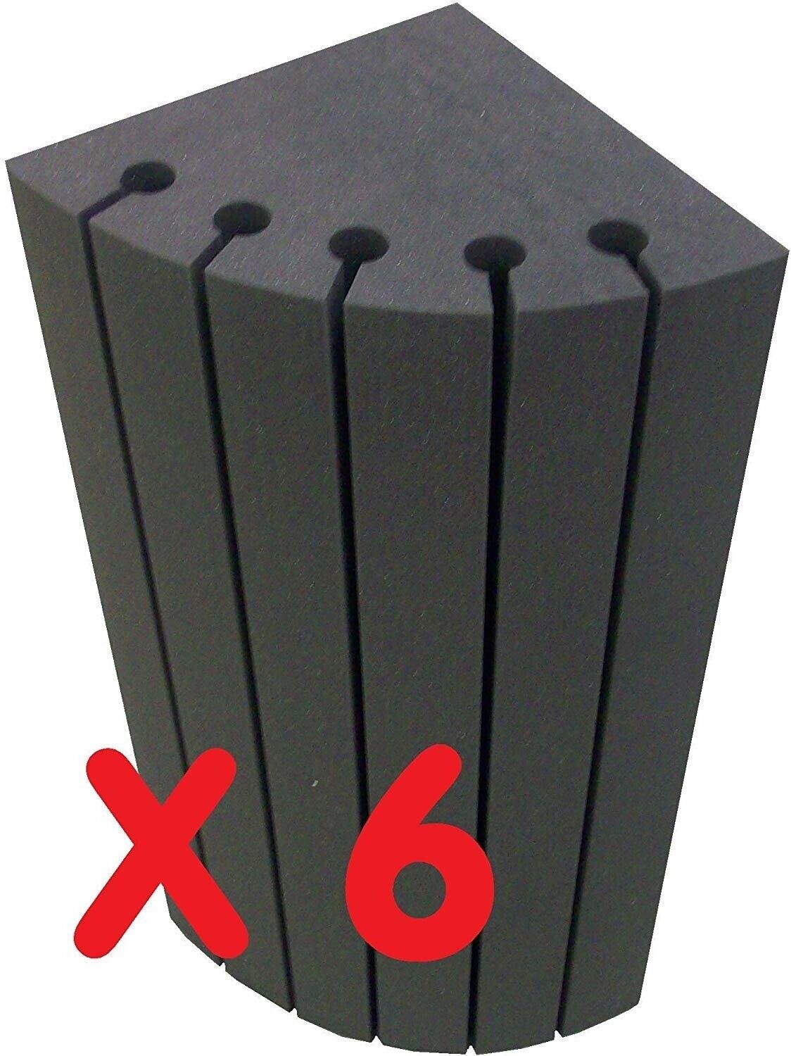 6 Bass trap in poliuretano espanso 30kgmc 30x30x80cm trappole bassi audio stock