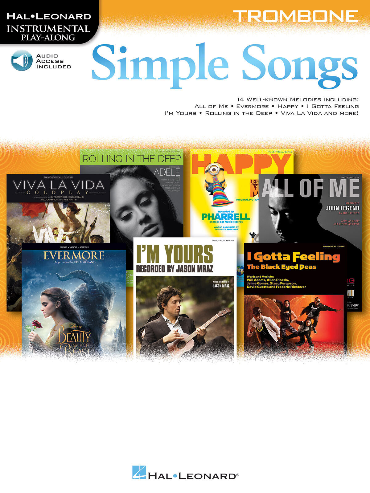 Mgb simple song per trombone con audio scaricabile HL00249089 Aa.Vv.