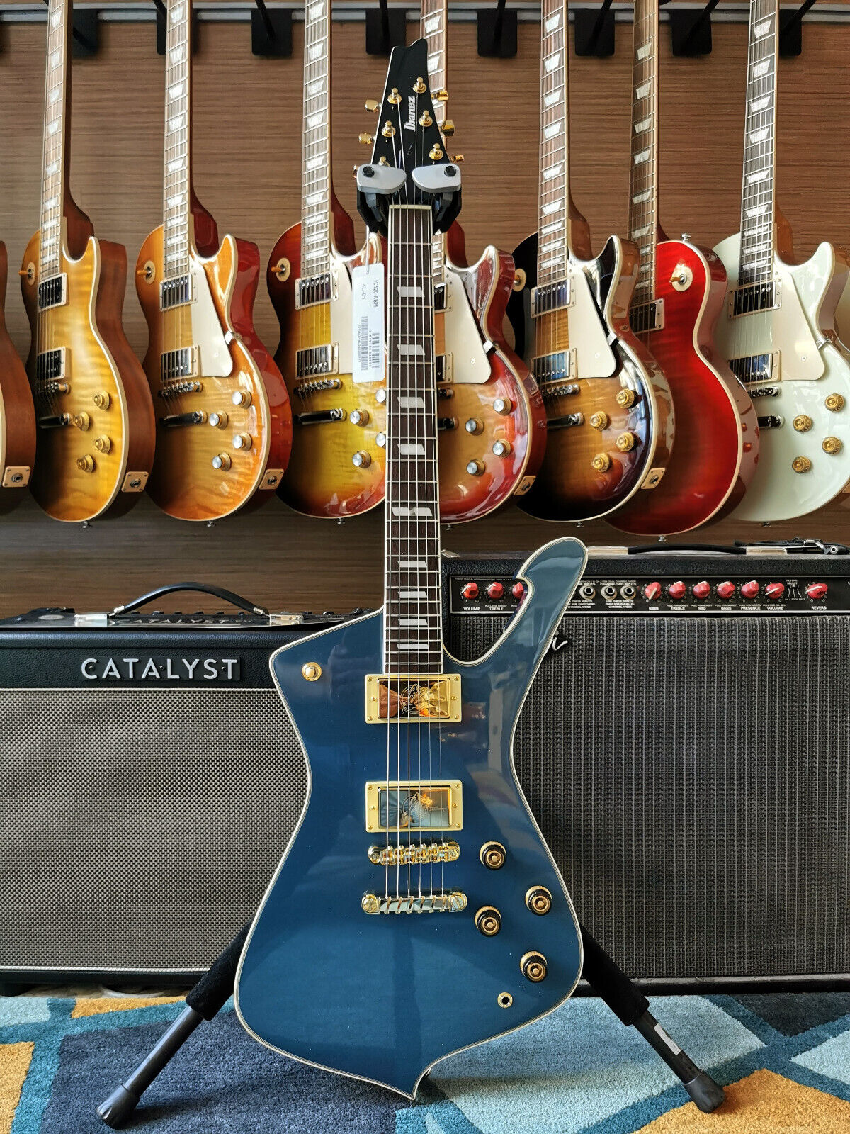 Ibanez IC420-ABM Iceman 2024 - Antique Blue Metallic