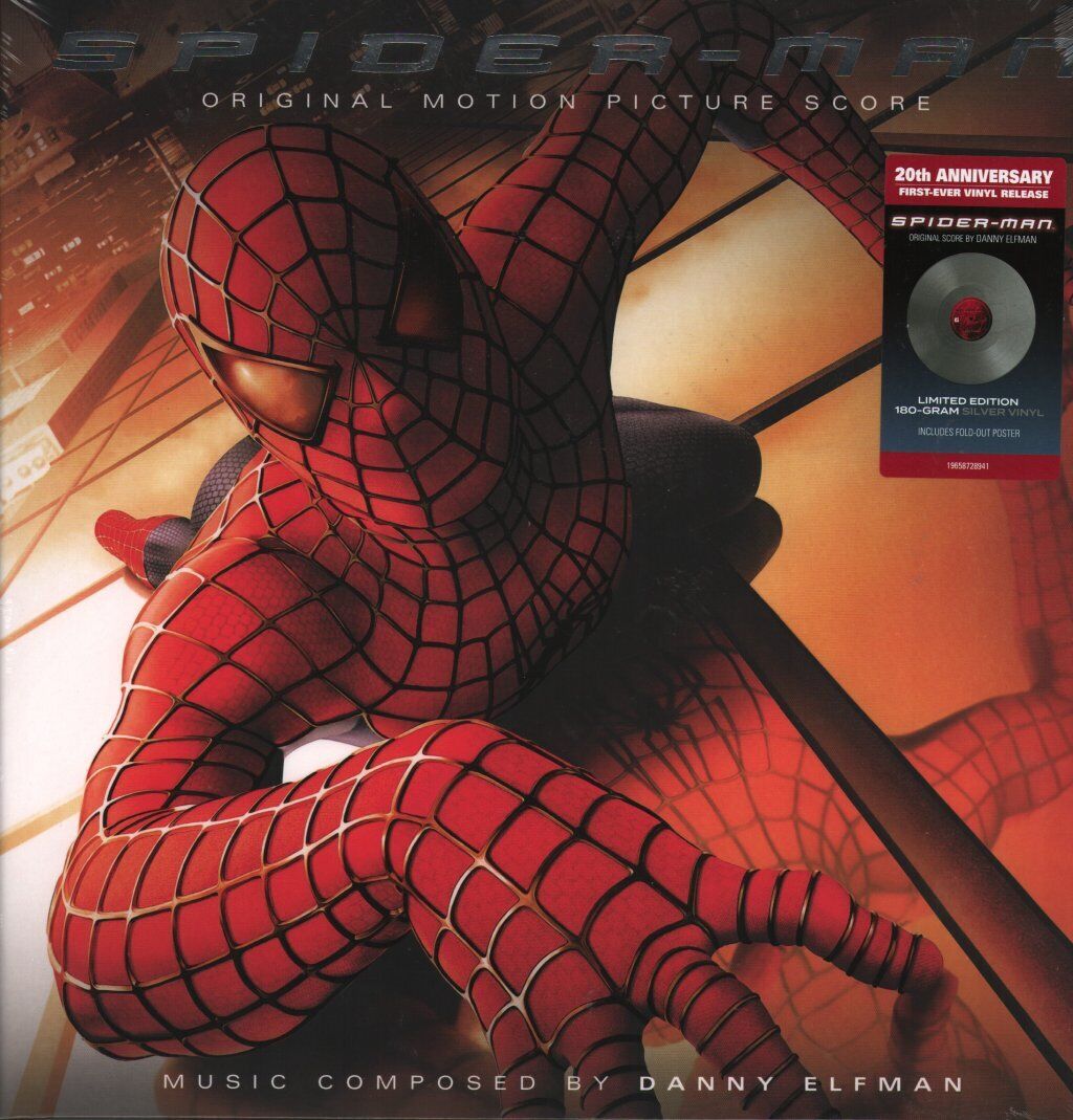 Danny Elfman Spider-Man (Original Motion Picture Score) LP vinyl Europe 2022