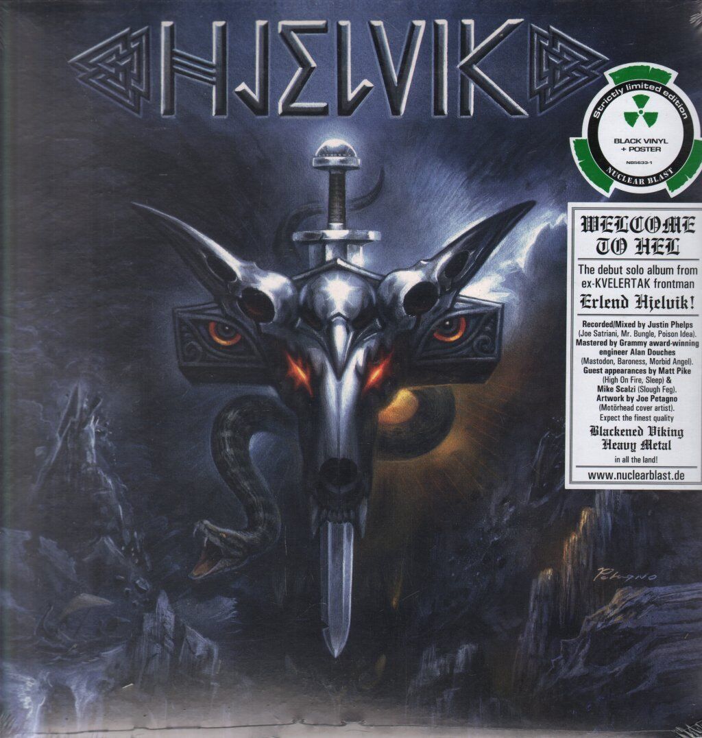 Hjelvik Welcome To Hel LP vinyl Europe Nuclear Blast 2020 black vinyl LP still