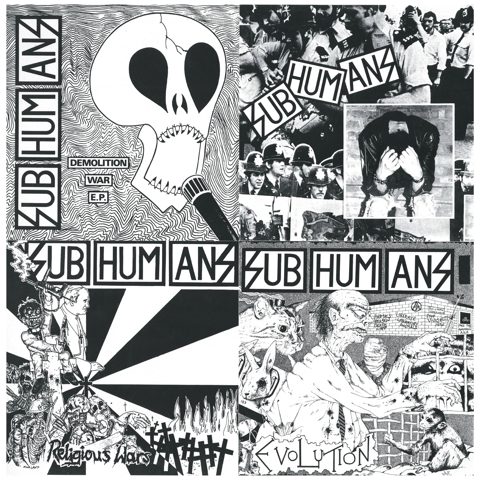 Subhumans EP-LP (Vinyl LP) 12" Album Coloured Vinyl (Limited Edition)