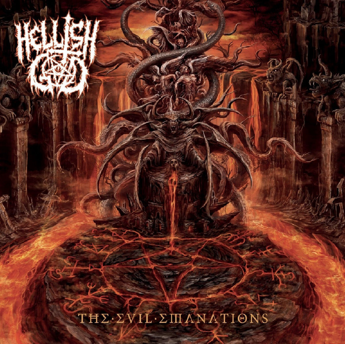 Hellish God The Evil Emanations (Vinyl LP) 12" Album
