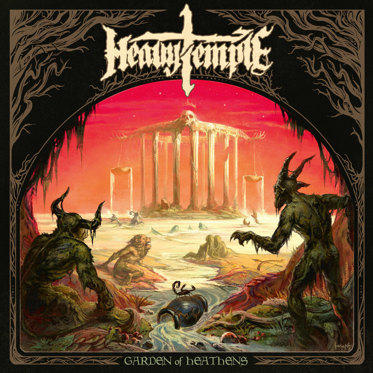Heavy Temple Garden Of Heathens (Vinyl LP) 12" Album Coloured Vinyl