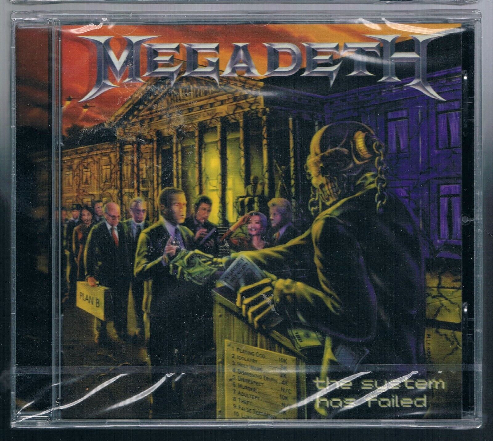 MEGADETH THE SYSTEM HAS FAILED CD SIGILLATO!!!