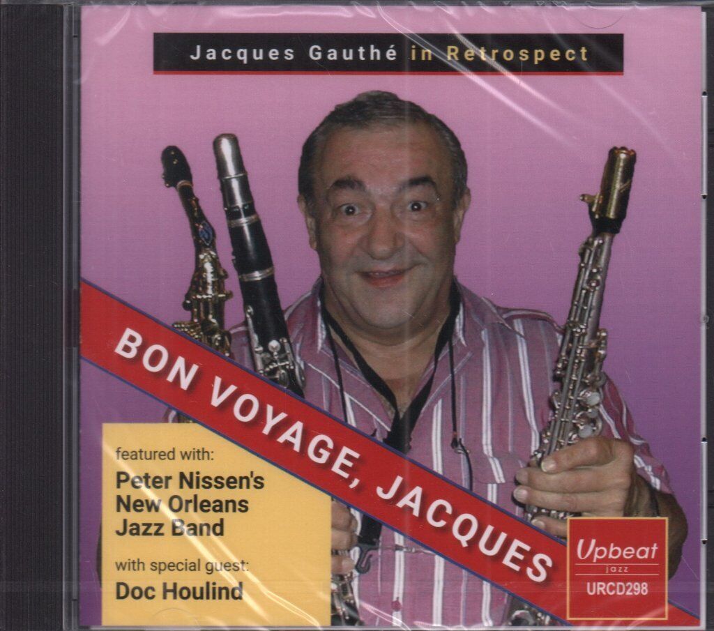 Jacques Gauthe Bon Voyage Jacques CD UK Upbeat Jazz brand new sealed URCD298