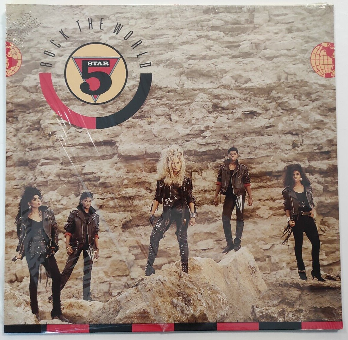 5 STAR - Rock The World - LP Vinyl Germany 1988 Nuovo Sigillato Punzonato