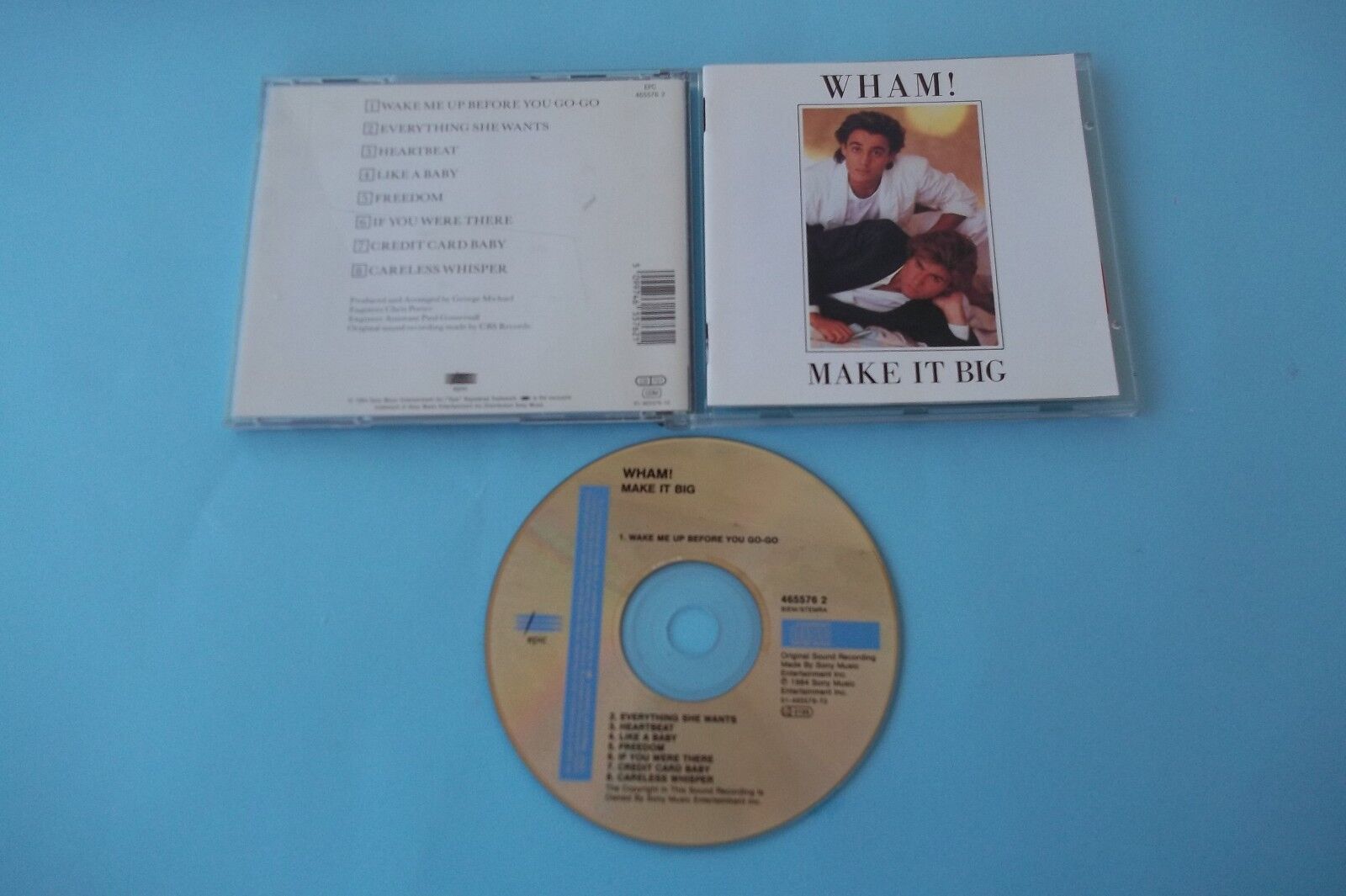 WHAM ! "MAKE IT BIG " CD 1984 SONY MUSIC NUOVO NON SIGILLATO NICE PRICE