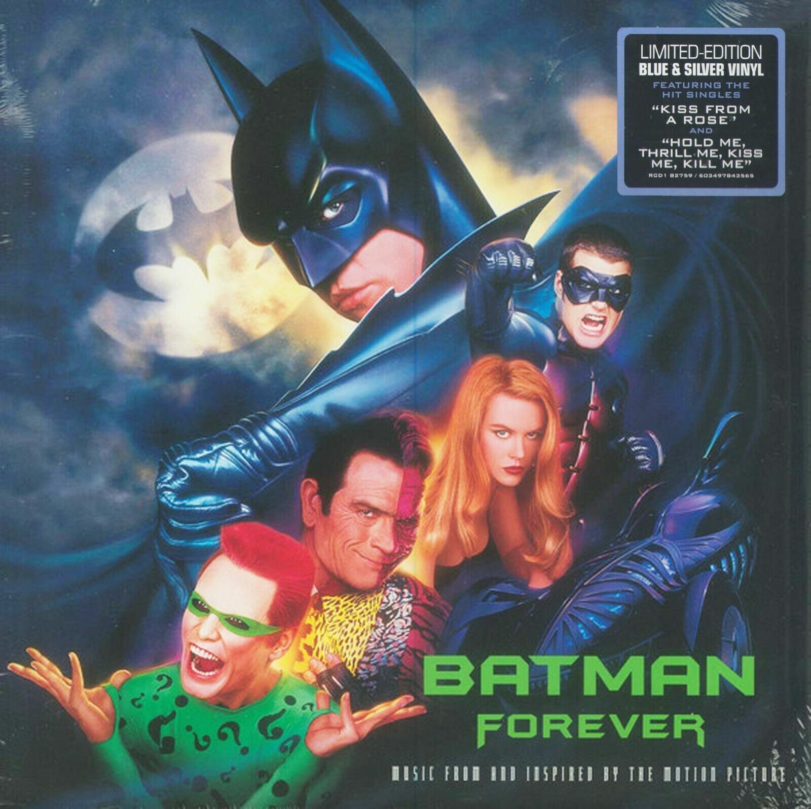 O.s.t. Batman Forever Doppio Vinile Lp Colorato (Blue & Silver) Nuovo