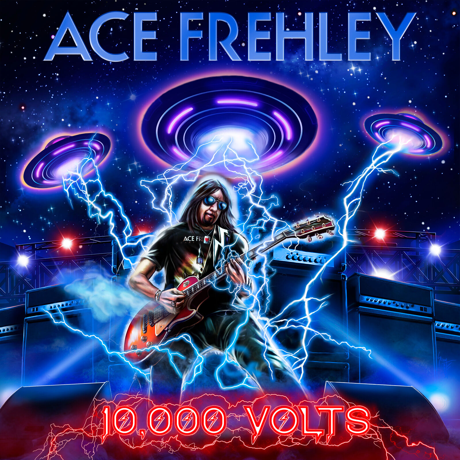 Ace Frehley 10,000 Volts (Vinyl LP) 12" Album Coloured Vinyl