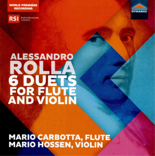 Alessandro Rolla Alessandro Rolla: 6 Duets for Flute and Violin (CD) Album