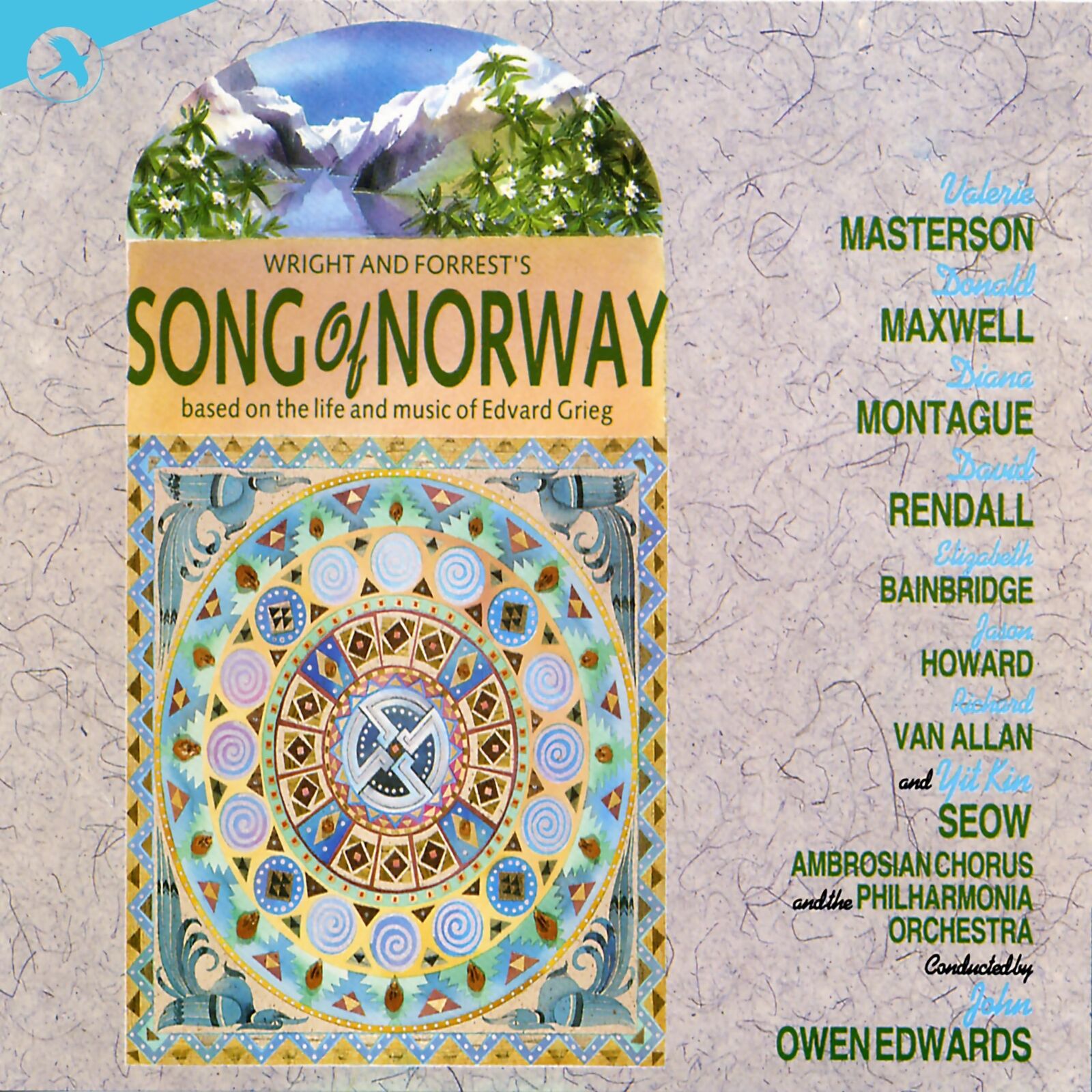 Original Studio Cast Song Of Norway 1990 London Studio Cast (CD)