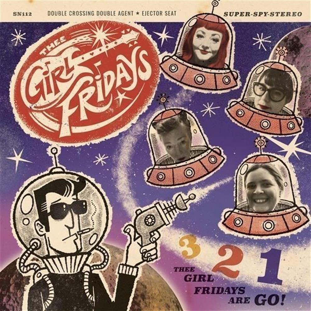 Double Crossing Double Agent/Ejector Seat (7") - Thee Girl Fridays (Vinile)