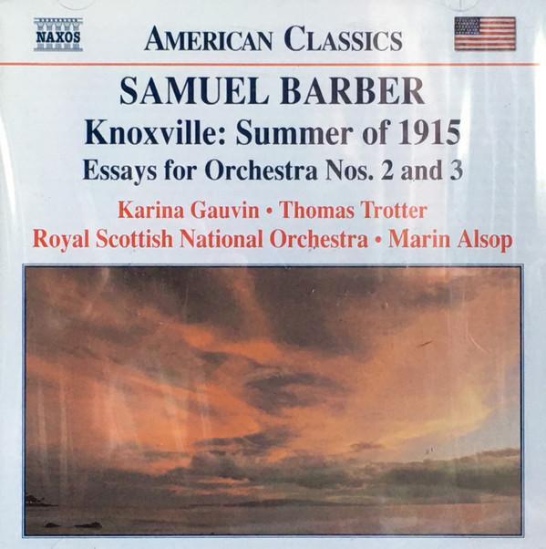8559134 Royal Scottish National Orchestra • Marin Alsop Samuel Barber