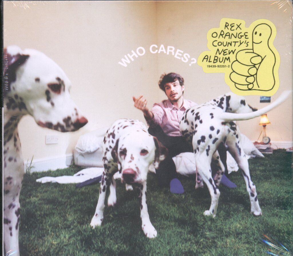Rex Orange County Who Cares? CD Europe Sony Music 2022 in tri-fold card sleeve