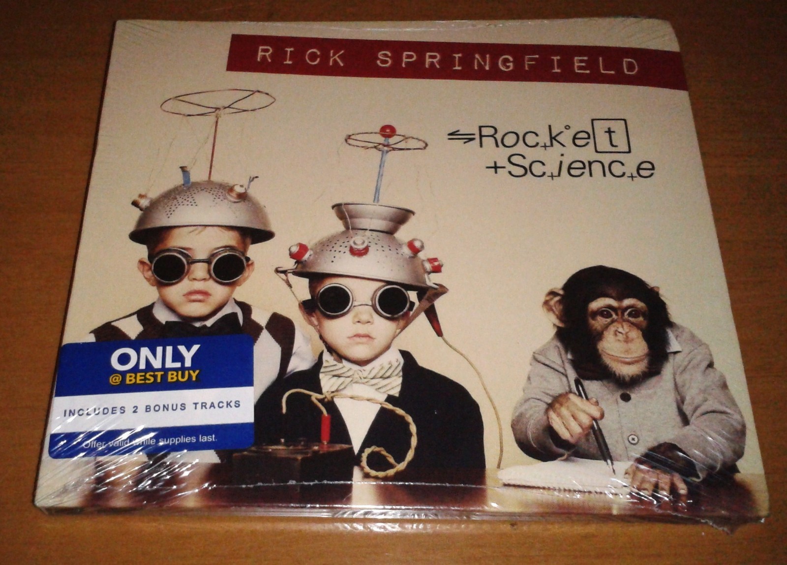 Rick Springfield ROCKET SCIENCE Rare CD BEST BUY Exclusive with 2 Bonus tracks