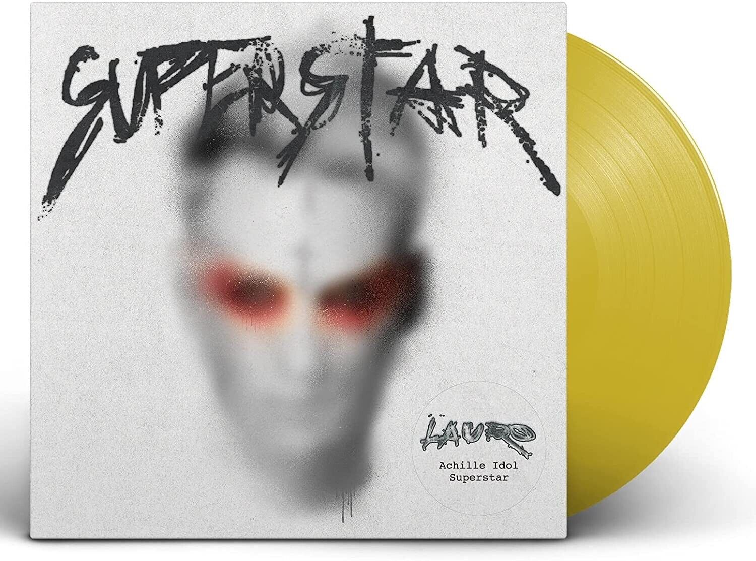 ACHILLE LAURO IDOL SUPERSTAR - 2LP VINILE GIALLO  AUTOGRAFATO