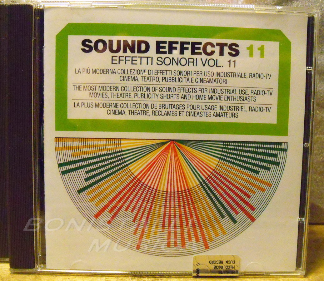 EFFETTI SONORI - SOUND EFFECTS - VOL. 11 - CD NEVER PLAYED