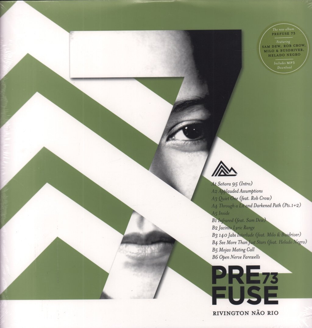 Prefuse 73 Rivington Noa Rio LP vinyl Europe Temporary Residence 2015 with inner