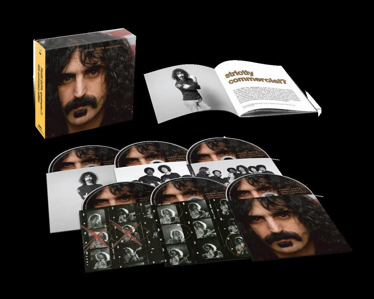 Frank Zappa Apostrophe 50Th Anniversary 5 x Cd + Blu-Ray Audio Box Set Digipack