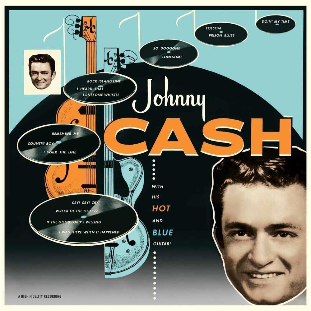 With His Hot And Blue Guitar - Johnny Cash (Vinile)