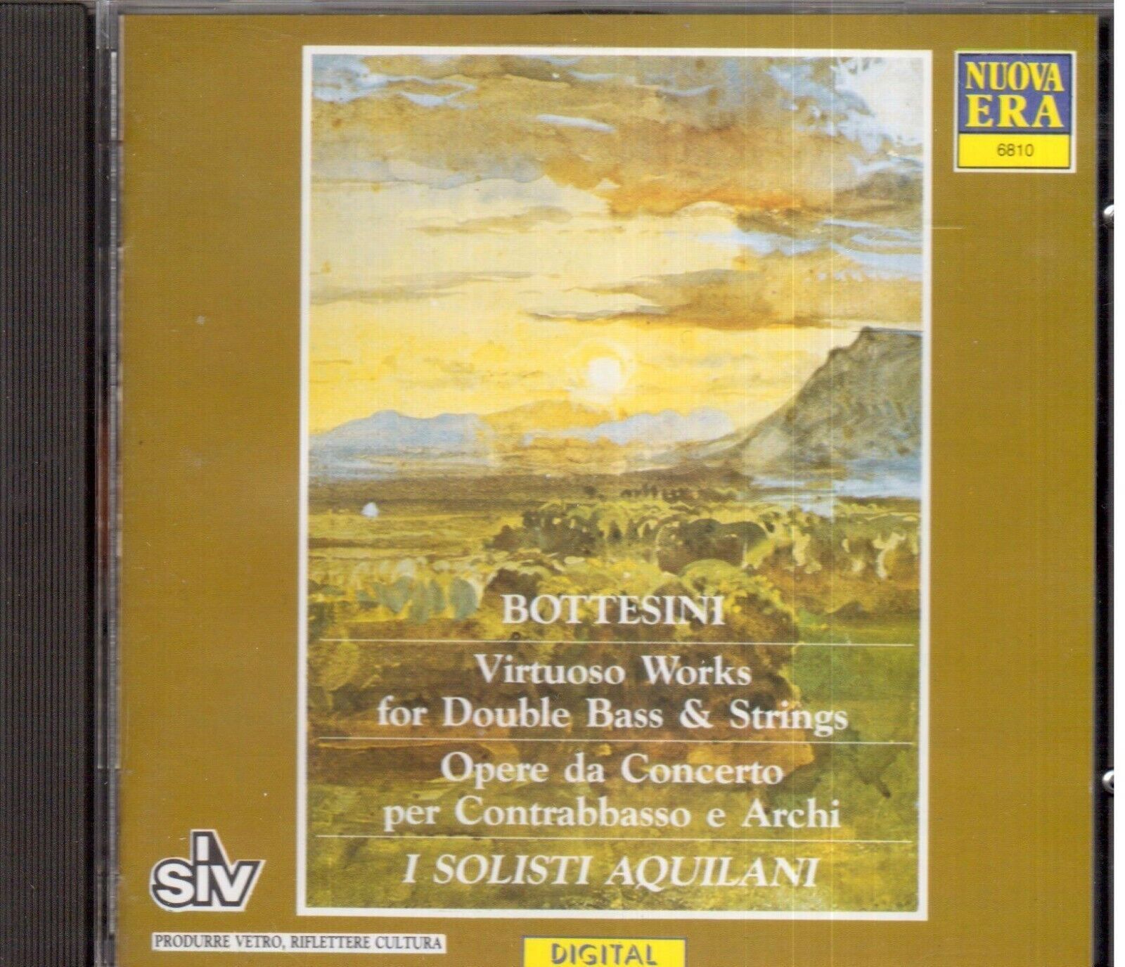 Bottesini: Opere da Concerto Per Contrabasso E Archi / I Solisti Aquilani - CD
