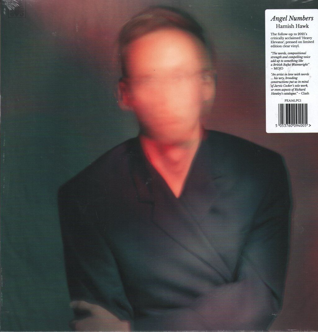 HAMISH HAWK ANGEL NUMBERS (CLEAR VINYL) LP VINYL Limited clear vinyl edition in