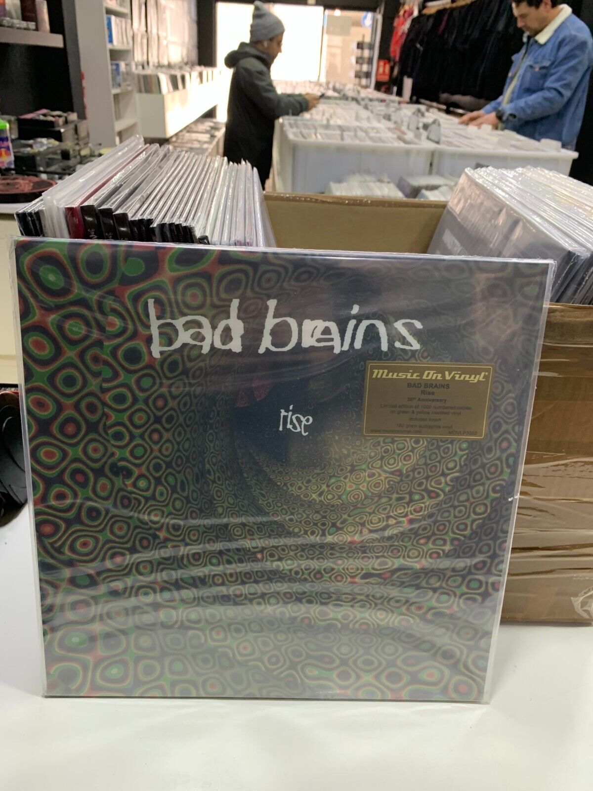 BAD BRAINS LP RISE EDIZIONE LIMITATA VINILE MARMORIZZATO VERDE E GIALLO