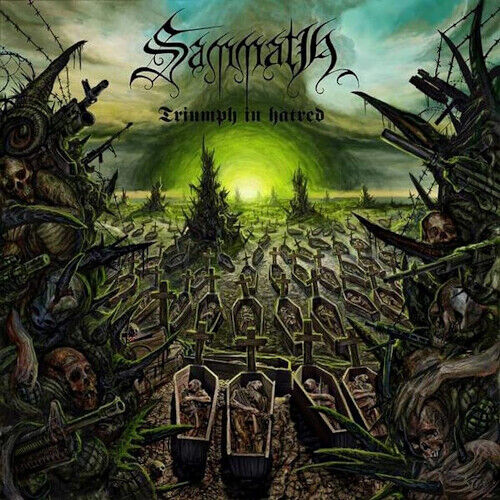 Sammath Triumph in Hatred T-Shirt "l"+Sticker) (CD) Album