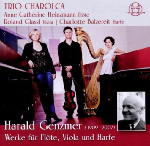 Harald Genzmer Harald Genzmer: Werke Für Flöte, Viola Und Harfe (CD) Album