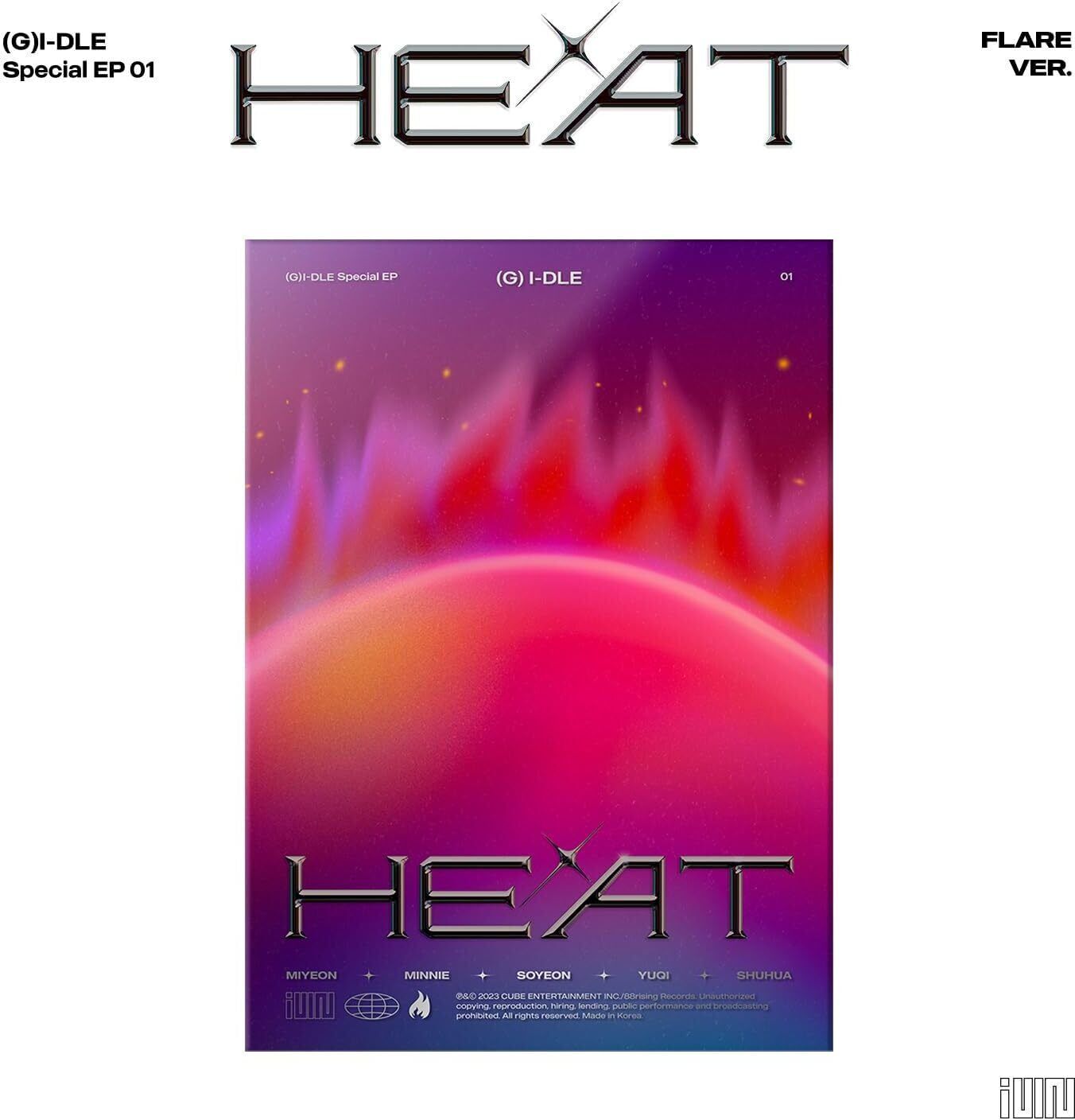 (G)I-DLE HEAT FLARE VER. FLARE VER. (CD)