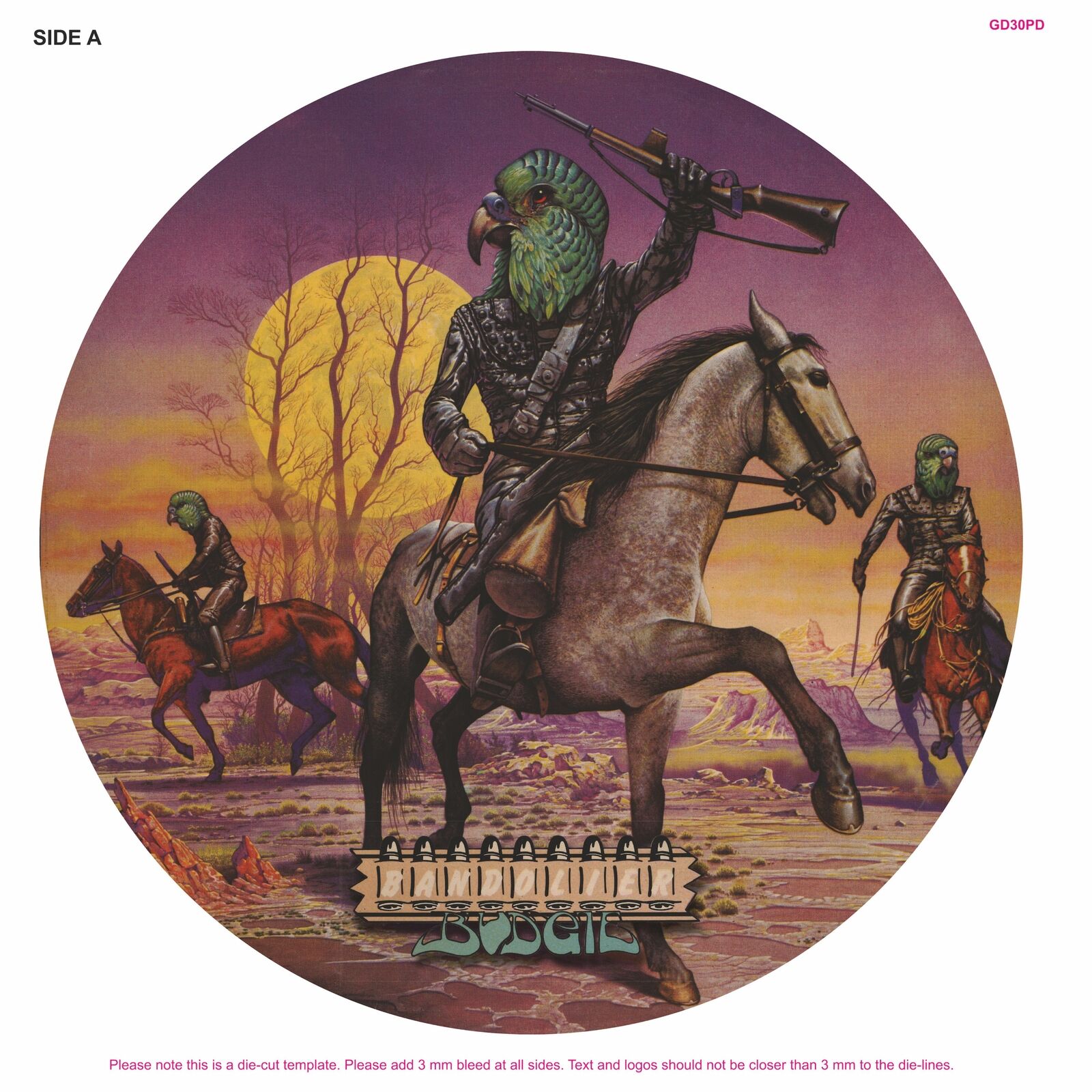 Budgie Bandolier (Vinyl LP) 12" Album Picture Disc
