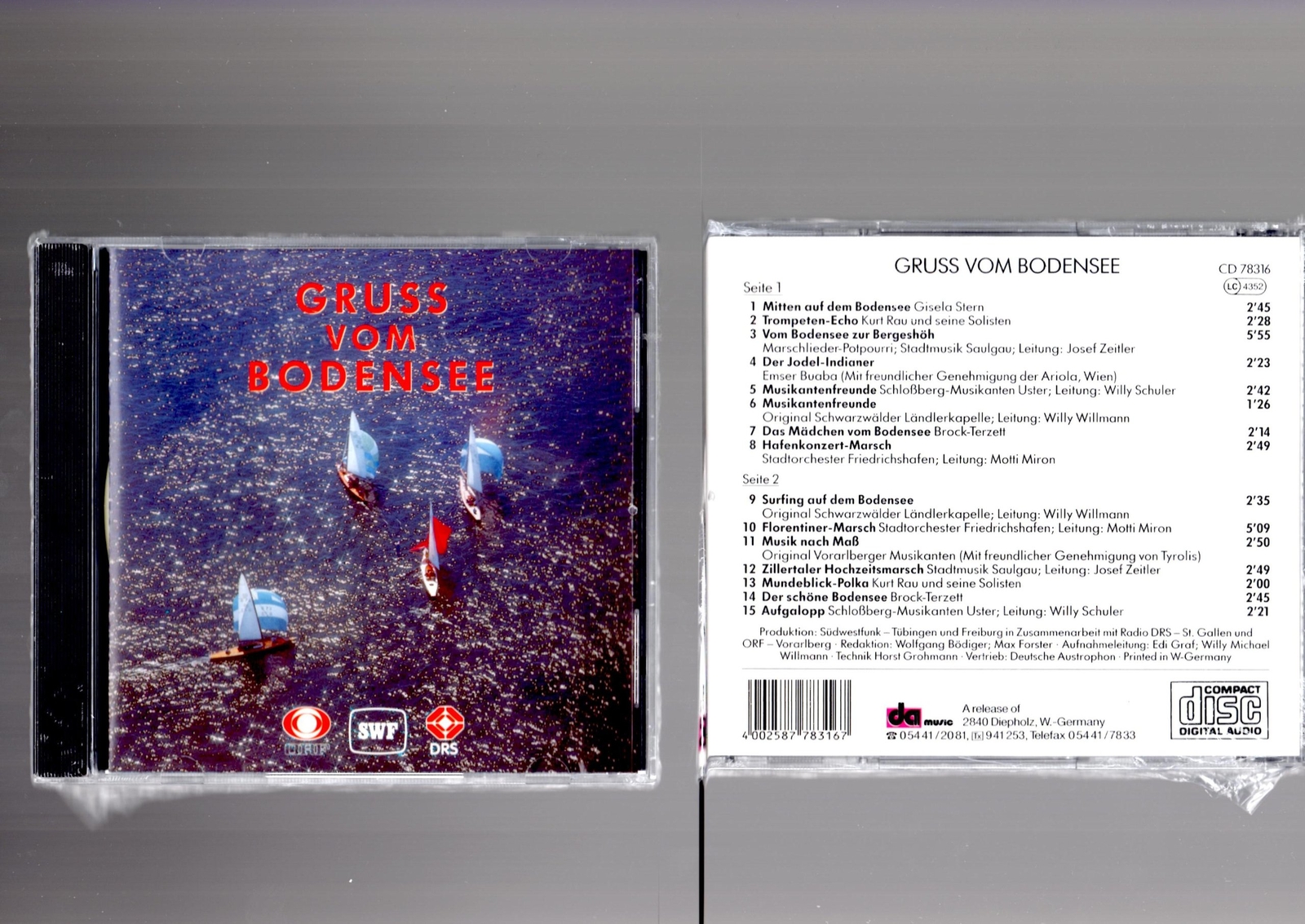 Div Folklore Gruss Vom Bodensee (CD)