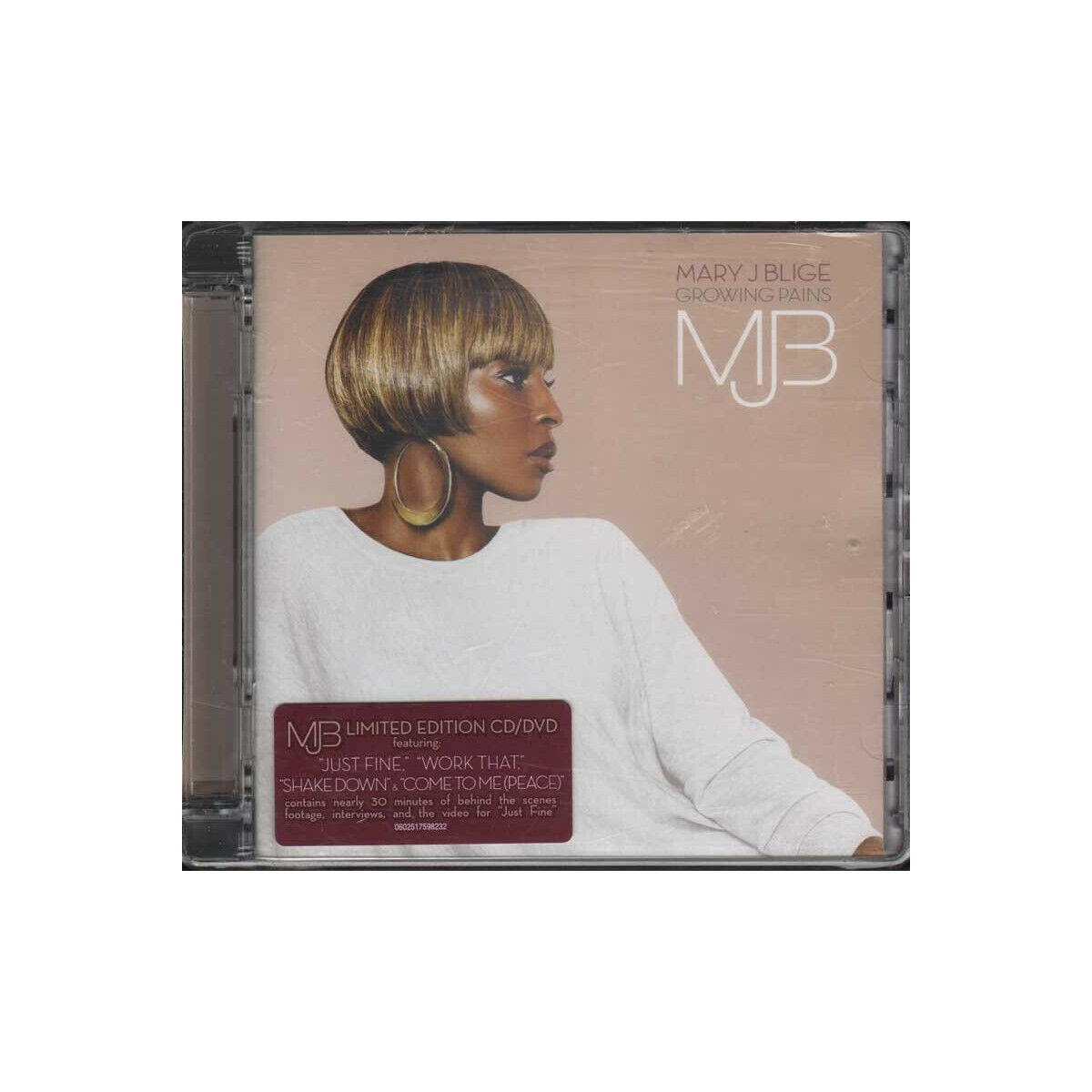 Mary J. Blige CD DVD  Growing Pains Sigillato 0602517598232